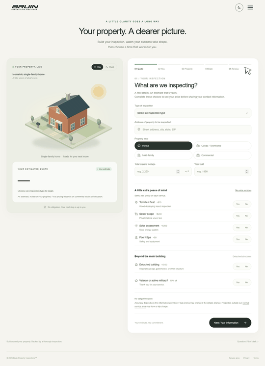 Bruin Free Quote Demo